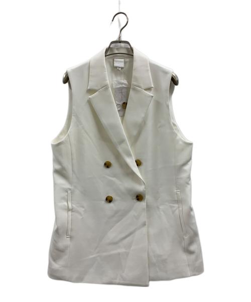 EMMA JAMES（エマジェイムス）EMMA JAMES (エマジェイムス) EMMA JAMES　ジレ ホワイト サイズ:9 未使用品の古着・服飾アイテム