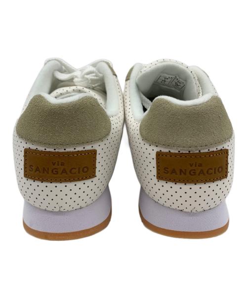 via SANGACIO（ヴィア・サンガチオ）via SANGACIO (ヴィア・サンガチオ) via SANGACIO　にゅ　スニーカー ベージュ サイズ:27ｃｍの古着・服飾アイテム