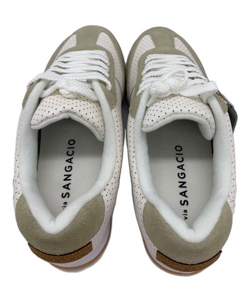 via SANGACIO（ヴィア・サンガチオ）via SANGACIO (ヴィア・サンガチオ) via SANGACIO　にゅ　スニーカー ベージュ サイズ:27ｃｍの古着・服飾アイテム