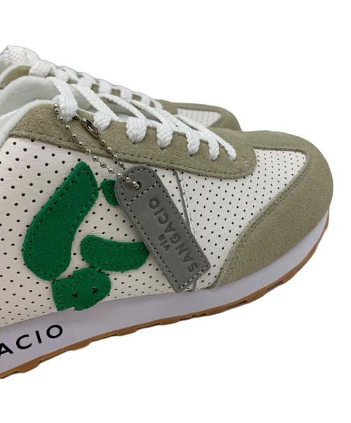 via SANGACIO（ヴィア・サンガチオ）via SANGACIO (ヴィア・サンガチオ) via SANGACIO　にゅ　スニーカー ベージュ サイズ:27ｃｍの古着・服飾アイテム