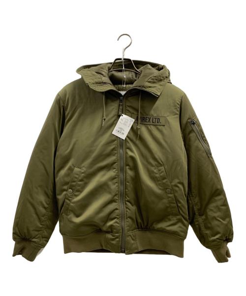 AVIREX（アヴィレックス）AVIREX (アヴィレックス) AVIREX　中綿ジャケット グリーン サイズ:M 未使用品の古着・服飾アイテム