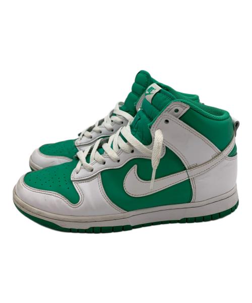 NIKE（ナイキ）NIKE (ナイキ) NIKE　ハイカットスニーカー グリーン×ホワイト サイズ:27の古着・服飾アイテム