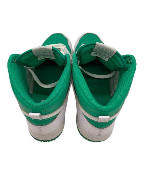 NIKE（ナイキ）NIKE (ナイキ) NIKE　ハイカットスニーカー グリーン×ホワイト サイズ:27の古着・服飾アイテム