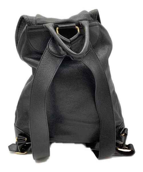 BALENCIAGA（バレンシアガ）BALENCIAGA (バレンシアガ) BALENCIAGA　リュック ブラック×ゴールドの古着・服飾アイテム