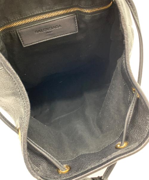 BALENCIAGA（バレンシアガ）BALENCIAGA (バレンシアガ) BALENCIAGA　リュック ブラック×ゴールドの古着・服飾アイテム