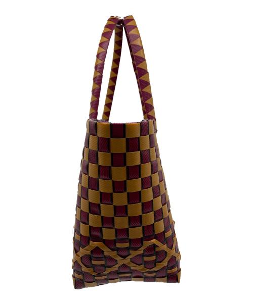 MARNI（マルニ）MARNI (マルニ) MARNI　ピクニックバッグ ベージュ×パープルの古着・服飾アイテム