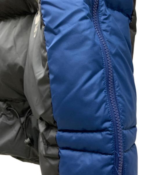 adidas（アディダス）adidas (アディダス) adidas（アディダス）ロングウインタージャケット グレー×ブルー サイズ:Lの古着・服飾アイテム