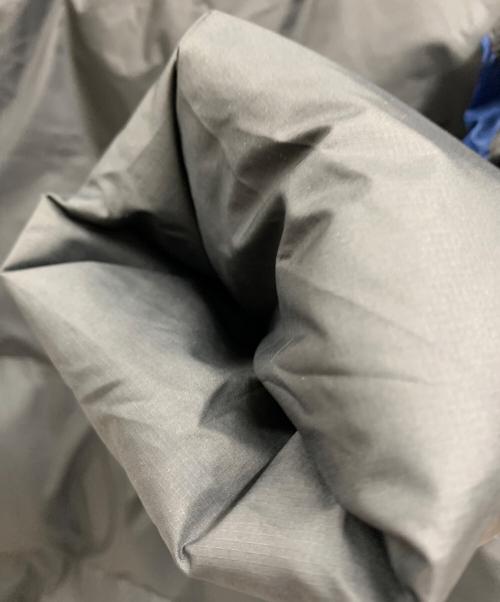 adidas（アディダス）adidas (アディダス) adidas（アディダス）ロングウインタージャケット グレー×ブルー サイズ:Lの古着・服飾アイテム