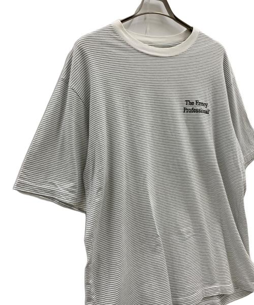 ENNOY（エンノイ）ENNOY (エンノイ) ENNOY　7分袖Tシャツ ホワイト×ブラック サイズ:XLの古着・服飾アイテム