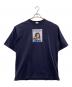 WIDE DAD（ワイド ダット）の古着「WIDE DAD　KIRI　半袖Tシャツ」｜ネイビー