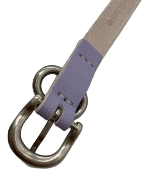 HENDER SCHEME（エンダースキーマ）Hender Scheme (エンダースキーマ) Hender Scheme（エンダースキーマ）レザーベルト ラベンダーの古着・服飾アイテム