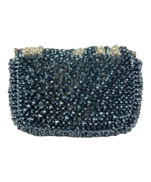 ANTEPRIMA（アンテプリマ）ANTEPRIMA (アンテプリマ) ANTEPRIMA　チェーンショルダーバッグ ホワイト×ブルーの古着・服飾アイテム