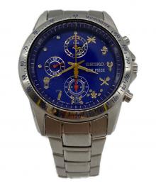 SEIKO×ONE PIECE（セイコー×ワンピース）の古着「SEIKO　ONE PIECE　リストウォッチ」｜ネイビー