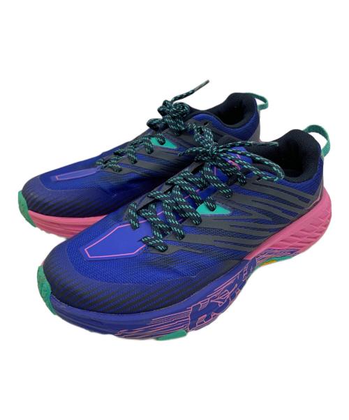 HOKAONEONE（ホカオネオネ）HOKAONEONE (ホカオネオネ) HOKAONEONE　ローカットスニーカー ネイビー×ピンク サイズ:24.5ｃｍの古着・服飾アイテム