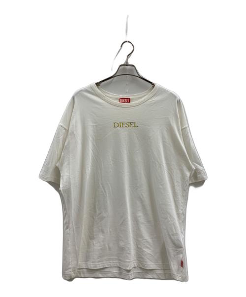 DIESEL（ディーゼル）DIESEL (ディーゼル) DIESEL　半袖Tシャツ ホワイト サイズ:XLの古着・服飾アイテム