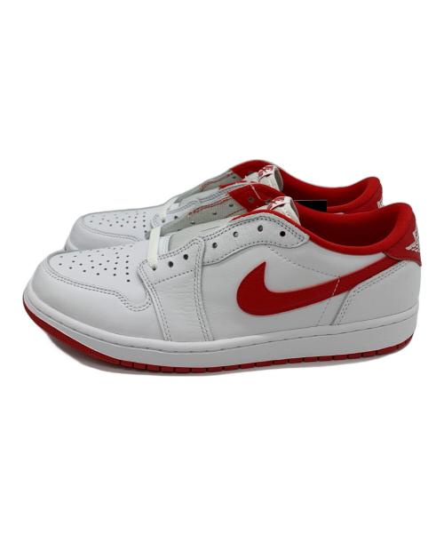 NIKE（ナイキ）NIKE (ナイキ) NIKE 	Air Jordan 1 Retro Low OG スニーカー ホワイト×レッド サイズ:28.5ｃｍ 未使用品の古着・服飾アイテム