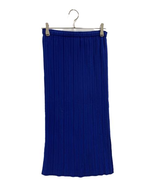 ISSEY MIYAKE（イッセイミヤケ）ISSEY MIYAKE (イッセイミヤケ) ISSEY MIYAKE プリーツスカート ブルー サイズ:2の古着・服飾アイテム