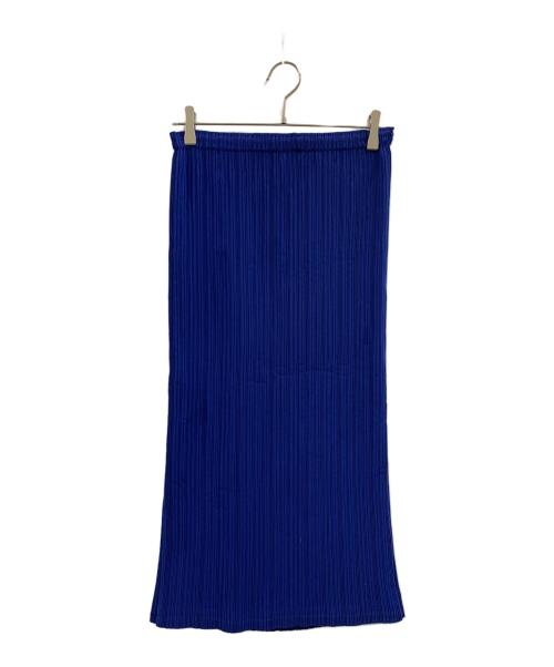ISSEY MIYAKE（イッセイミヤケ）ISSEY MIYAKE (イッセイミヤケ) ISSEY MIYAKE プリーツスカート ブルー サイズ:2の古着・服飾アイテム