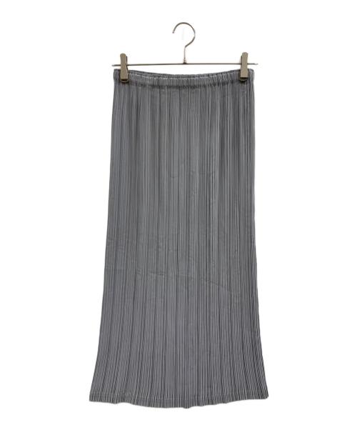 ISSEY MIYAKE（イッセイミヤケ）ISSEY MIYAKE (イッセイミヤケ) ISSEY MIYAKE プリーツスカート グレー サイズ:2の古着・服飾アイテム