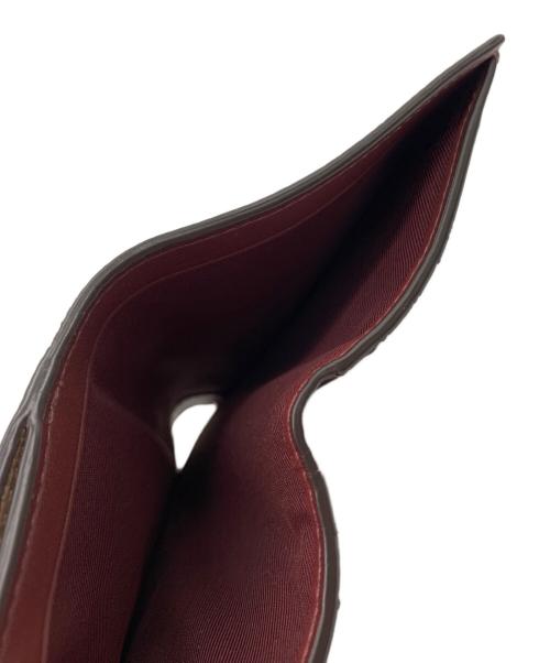 COACH（コーチ）COACH (コーチ) COACH　3つ折り財布 ベージュ×ピンクの古着・服飾アイテム