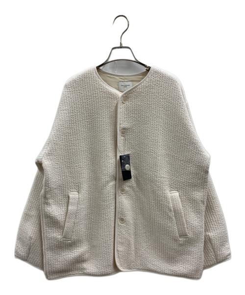 URBAN RESEARCH DOORS（アーバンリサーチドアーズ）URBAN RESEARCH DOORS (アーバンリサーチドアーズ) URBAN RESEARCH DOORS　キルトノーカラージャケット ベージュ サイズ:M 未使用品の古着・服飾アイテム