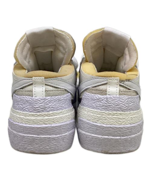 NIKE（ナイキ）NIKE (ナイキ) sacai (サカイ) Blazer Low　White Patent Leather ホワイト サイズ:24の古着・服飾アイテム