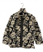 UNITED TOKYOユナイテッドトーキョー）の古着「UNITED TOKYO ジップジャケット」｜ブラック×ベージュ