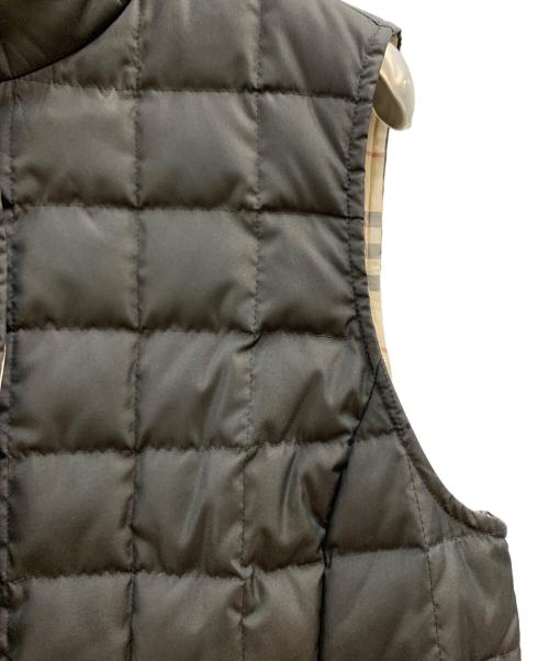 BURBERRY LONDON（バーバリーロンドン）BURBERRY LONDON (バーバリーロンドン) BURBERRY LONDON　リバーシブルダウンベスト ベージュ×ブラウン サイズ:9の古着・服飾アイテム