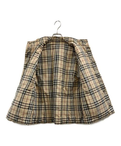 BURBERRY LONDON（バーバリーロンドン）BURBERRY LONDON (バーバリーロンドン) BURBERRY LONDON　リバーシブルダウンベスト ベージュ×ブラウン サイズ:9の古着・服飾アイテム