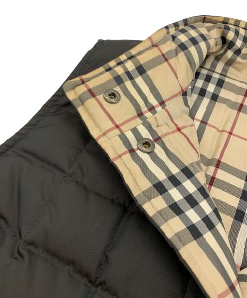 BURBERRY LONDON（バーバリーロンドン）BURBERRY LONDON (バーバリーロンドン) BURBERRY LONDON　リバーシブルダウンベスト ベージュ×ブラウン サイズ:9の古着・服飾アイテム