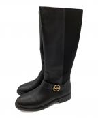 COACHコーチ）の古着「COACH　ロングブーツ」｜ブラック
