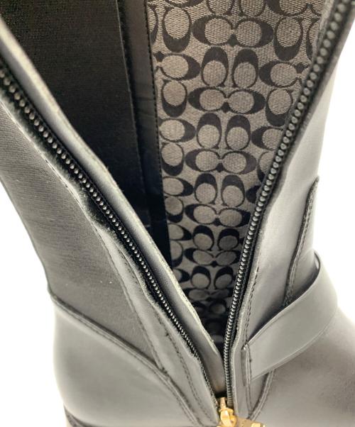 COACH（コーチ）COACH (コーチ) COACH　ロングブーツ ブラック サイズ:38.5の古着・服飾アイテム