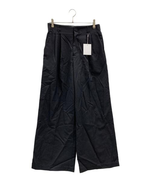 ORIMI（オリミ）ORIMI (オリミ) ORIMI　タックパンツ ネイビー サイズ:2の古着・服飾アイテム