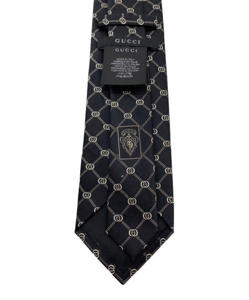 GUCCI（グッチ）GUCCI (グッチ) GUCCI　ネクタイ ブラック サイズ:８×148の古着・服飾アイテム