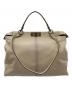 FENDI (フェンディ) FENDI　ピーカブー　2WAYバッグ アイボリー：72000円