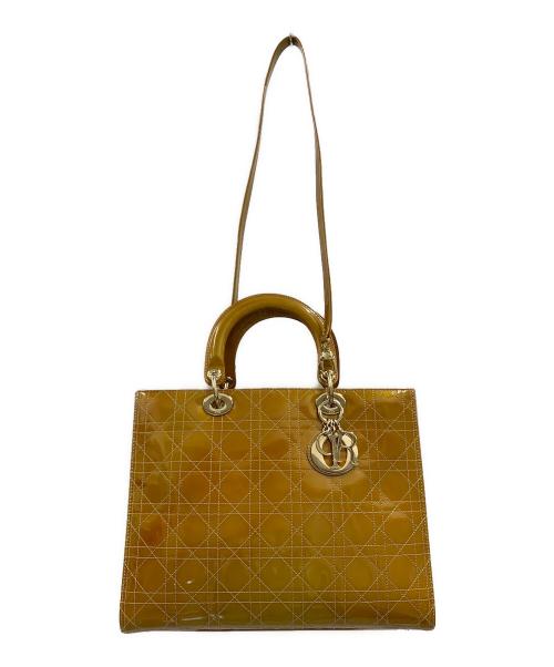 Christian Dior（クリスチャン ディオール）Christian Dior (クリスチャン ディオール) Christian Dior 2WAYバッグ イエローの古着・服飾アイテム