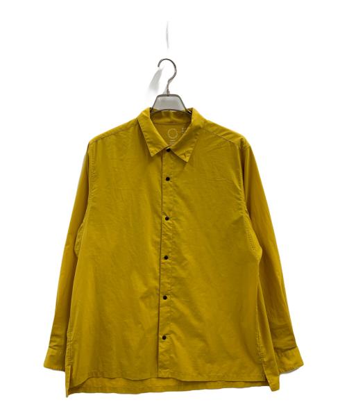 山と道（ヤマトミチ）山と道 (ヤマトミチ) 山と道　長袖シャツ マスタード サイズ:Lの古着・服飾アイテム