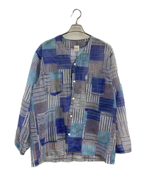 迷迭香（マンネンロウ）迷迭香 (マンネンロウ) SHIPS any (シップスエニィ) 迷迭香　SHIPS any　長袖シャツ ブルー サイズ:3の古着・服飾アイテム