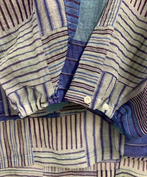 迷迭香（マンネンロウ）迷迭香 (マンネンロウ) SHIPS any (シップスエニィ) 迷迭香　SHIPS any　長袖シャツ ブルー サイズ:3の古着・服飾アイテム