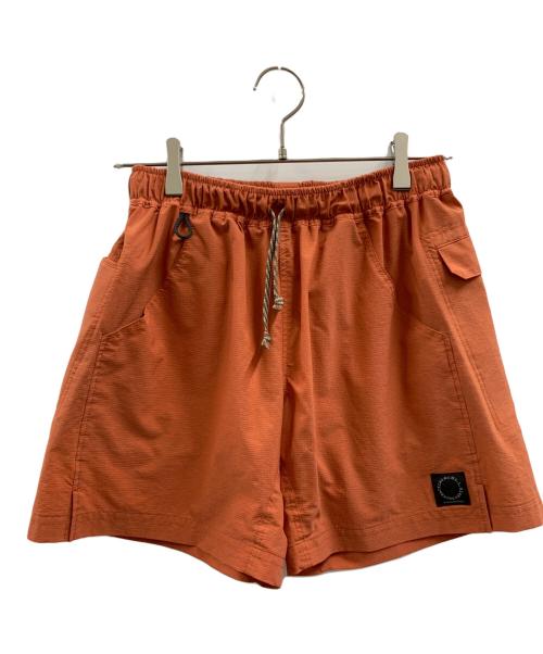 山と道（ヤマトミチ）山と道 (ヤマトミチ) 山と道　ショートパンツ オレンジ サイズ:Mの古着・服飾アイテム