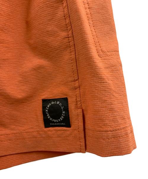 山と道（ヤマトミチ）山と道 (ヤマトミチ) 山と道　ショートパンツ オレンジ サイズ:Mの古着・服飾アイテム