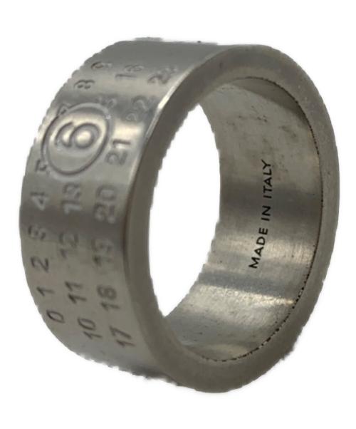 MM6 Maison Margiela（エムエムシックスメゾンマルジェラ）MM6 Maison Margiela (エムエムシックスメゾンマルジェラ) MM6 Maison Margiela　リング シルバーカラー サイズ:9～10号程度の古着・服飾アイテム