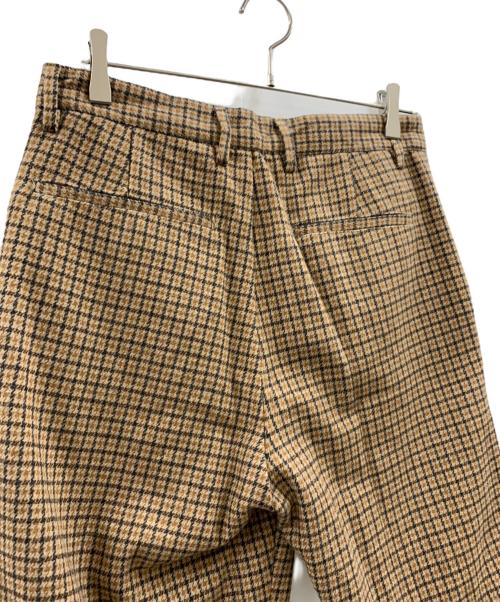 ZARA（ザラ）ZARA (ザラ) Harry Lambert (ハリー・ランバート) ZARA　harry lambert　ウールパンツ ブラウン サイズ:SIZE 40の古着・服飾アイテム