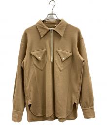 HELLY HANSEN×RHC Ron Herman（ヘリーハンセン×アールエイチシー ロンハーマン）の古着「HELLY HANSEN　RHC Ron Herman　長袖シャツ」｜ベージュ