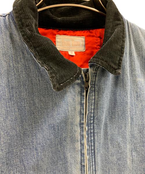 BLUE BLUE（ブルーブルー）BLUE BLUE (ブルーブルー) BLUE BLUE　ワークジャケット ブルー×ブラック サイズ:2の古着・服飾アイテム