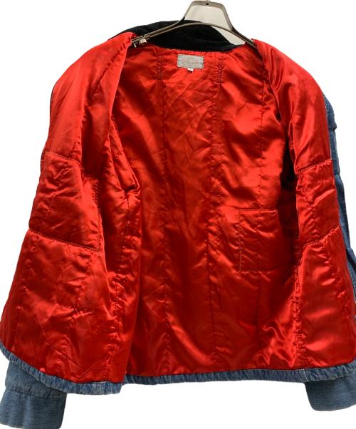 BLUE BLUE（ブルーブルー）BLUE BLUE (ブルーブルー) BLUE BLUE　ワークジャケット ブルー×ブラック サイズ:2の古着・服飾アイテム