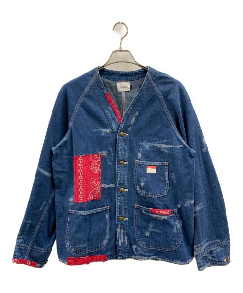 CAL O LINE（キャルオーライン）CAL O LINE (キャルオーライン) CAL O LINE　デニムジャケット インディゴ サイズ:Lの古着・服飾アイテム