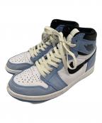 NIKEナイキ）の古着「NIKE　ハイカットスニーカー」｜ブルー×ブラック