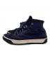 MONCLER (モンクレール) MONCLER　ハイカットスニーカー ネイビー サイズ:24.5ｃｍ：12000円
