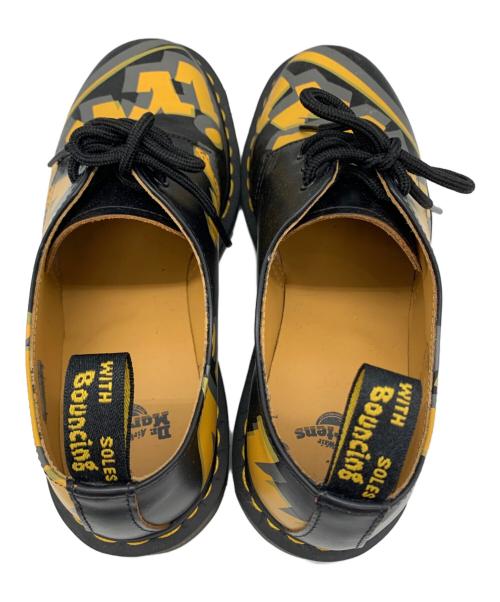 Dr.Martens（ドクターマーチン）Dr.Martens (ドクターマーチン) Dr.Martens　ブーツ ブラック×イエロー サイズ:25㎝の古着・服飾アイテム